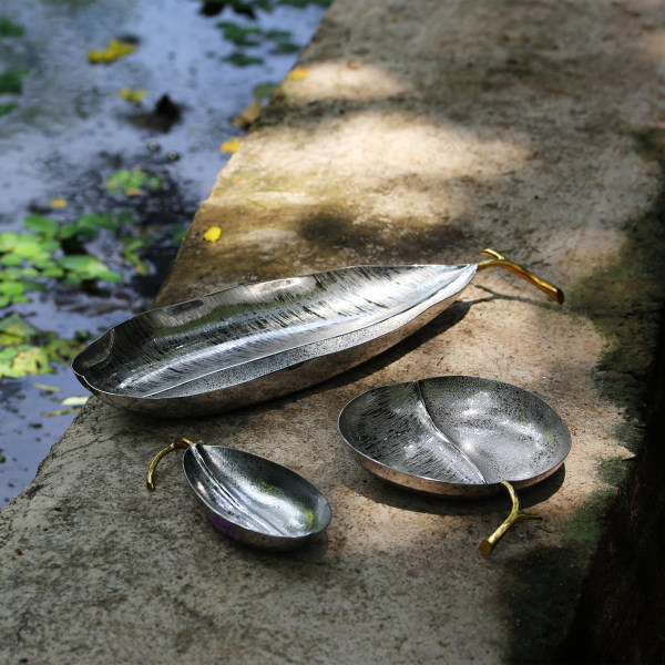 Lodhi Garden Mango Leaf 盘子