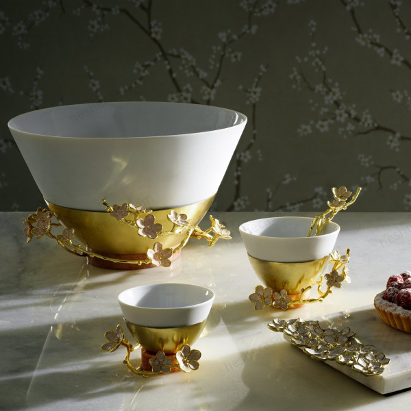 Cherry Blossom Porcelain Serving 碗