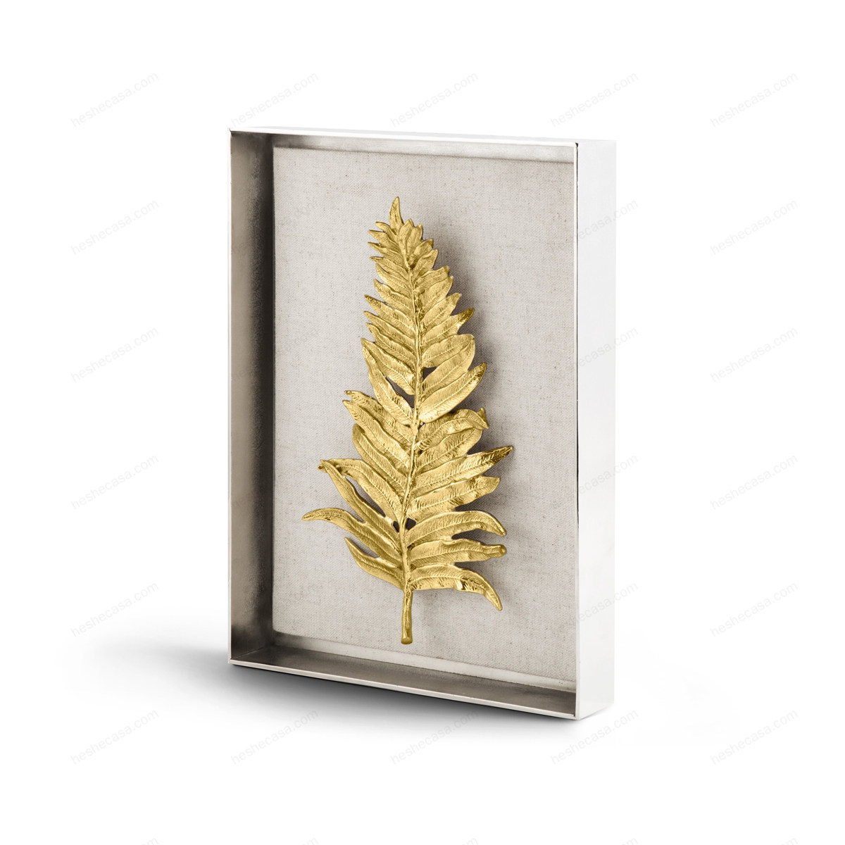 Fern Fabric Shadow Box装饰画