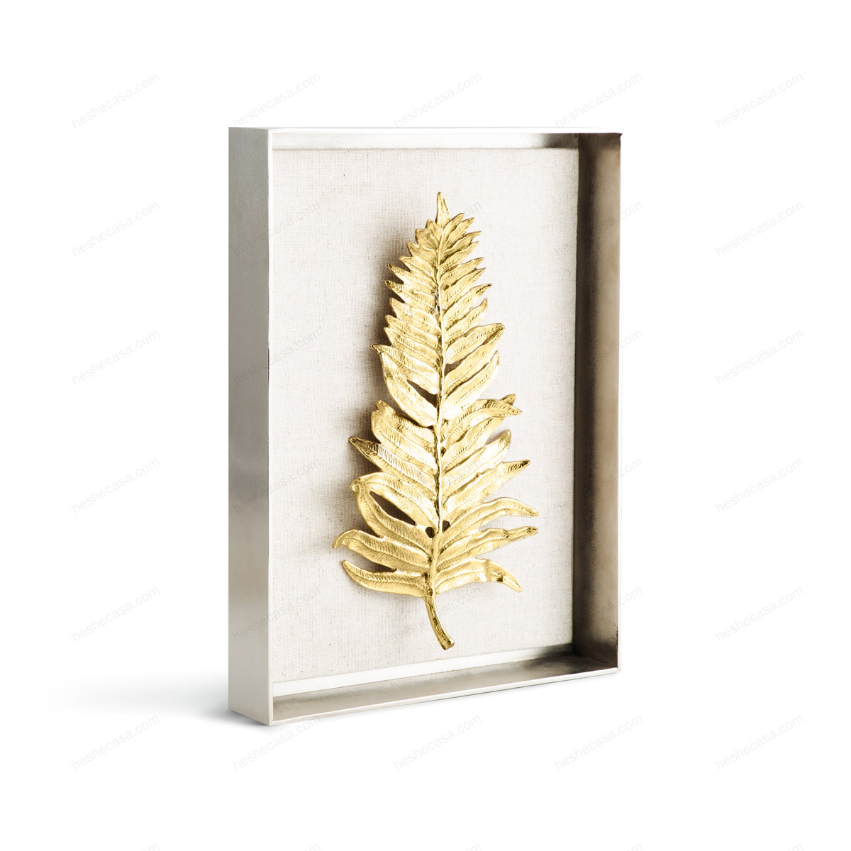 Fern Fabric Shadow Box装饰画