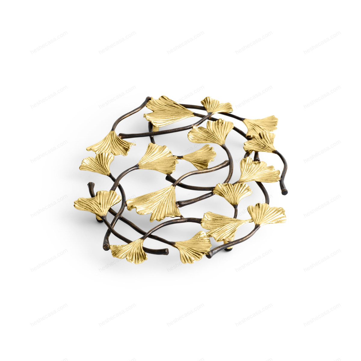 Golden Ginkgo Trivet 盘子