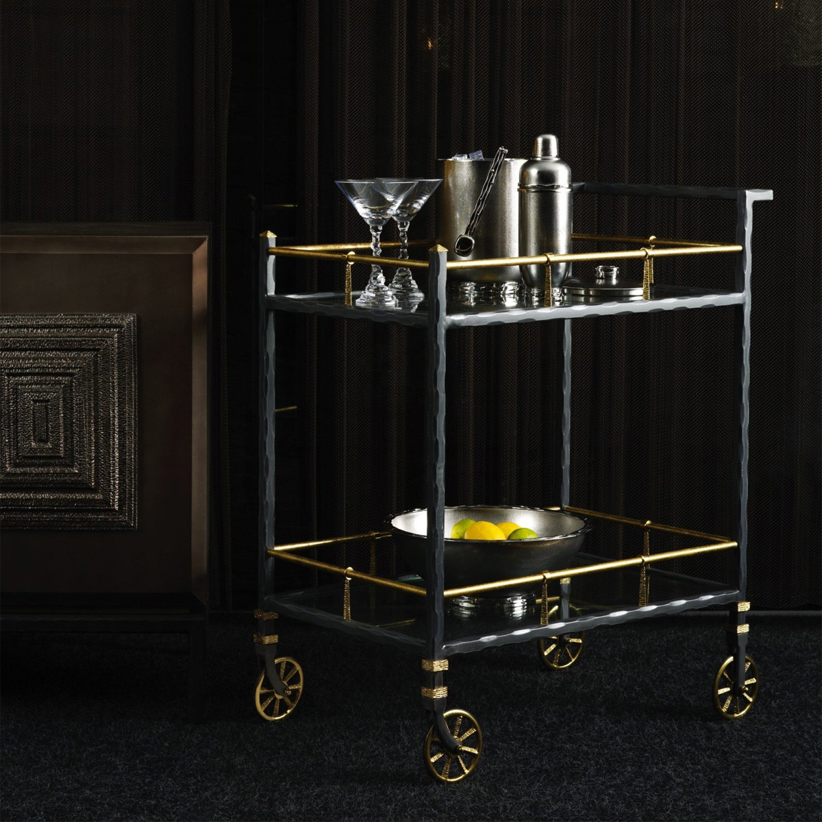 Forged Bar Cart 餐车