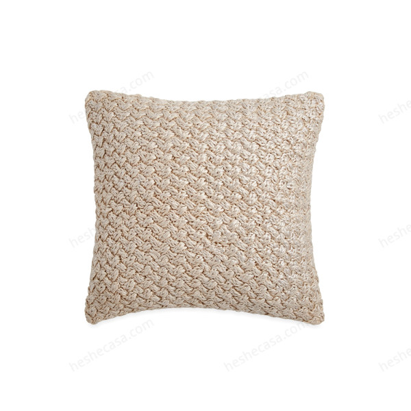 Metallic Knit Decorative Pillow靠垫