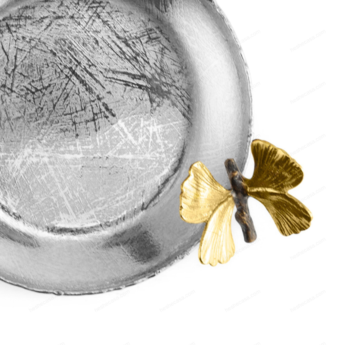 Butterfly Ginkgo Round Trinket 托盘