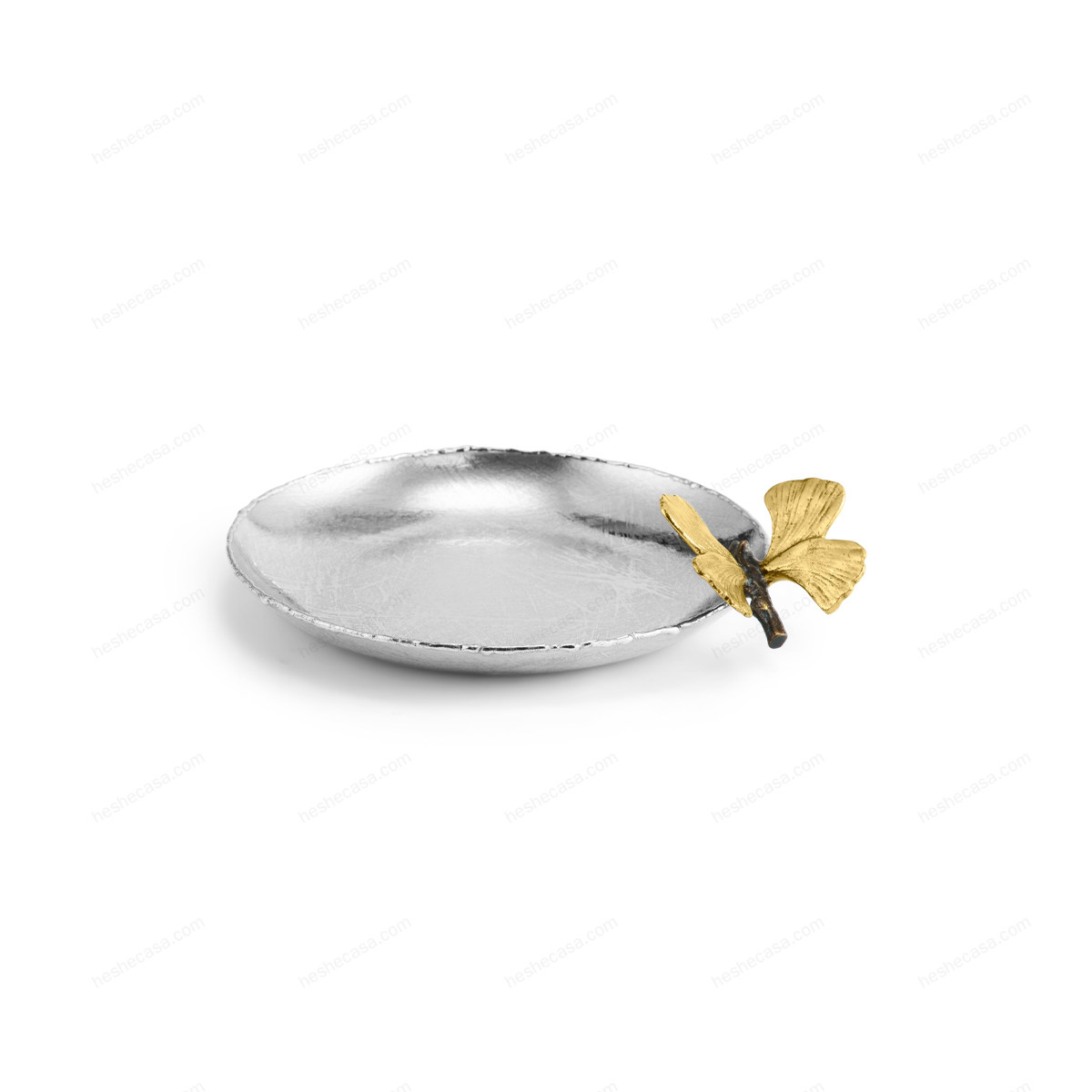 Butterfly Ginkgo Round Trinket 托盘