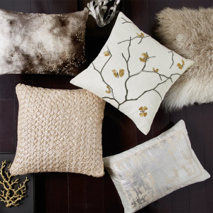 Butterfly Ginkgo Decorative Pillow靠垫