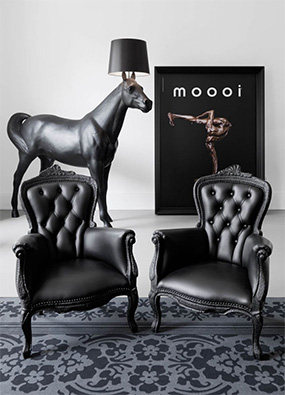 ​moooi的独特设计 将火元素定格在扶手椅中