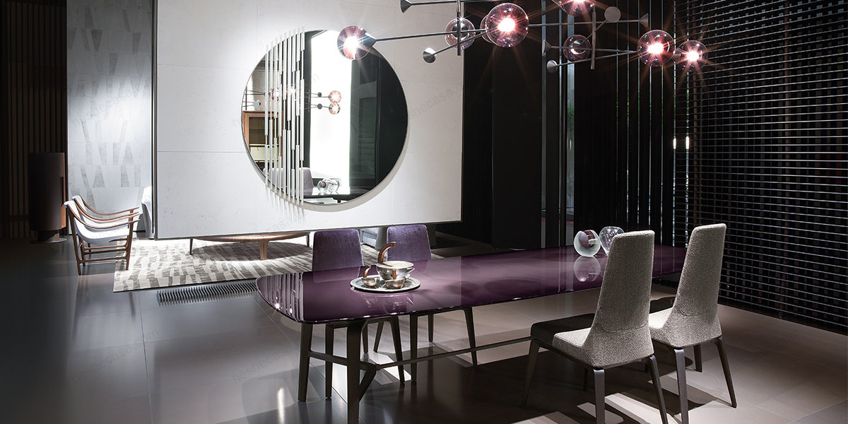 意大利家具品牌GIORGETTI展示顶级餐桌的设计美