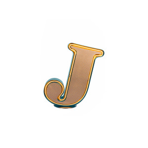 Letter J 儿童灯