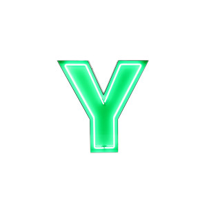 Letter Y 儿童灯