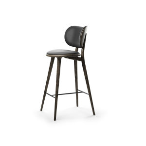 High Stool Backrest  Sirka Grey Oak吧椅