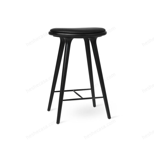 High Stool  Black Stained Oak  69 Cm吧椅