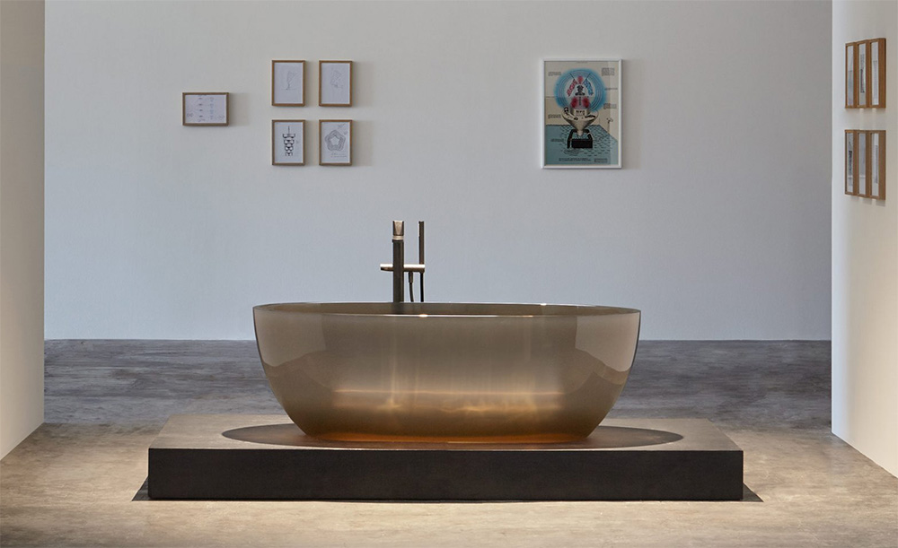意大利顶级卫浴品牌antoniolupi透明浴缸系列