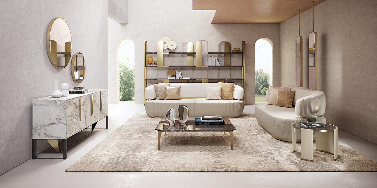 CAPITAL家具Bon Ton沙发时尚简约的设计配上经典优雅的外观