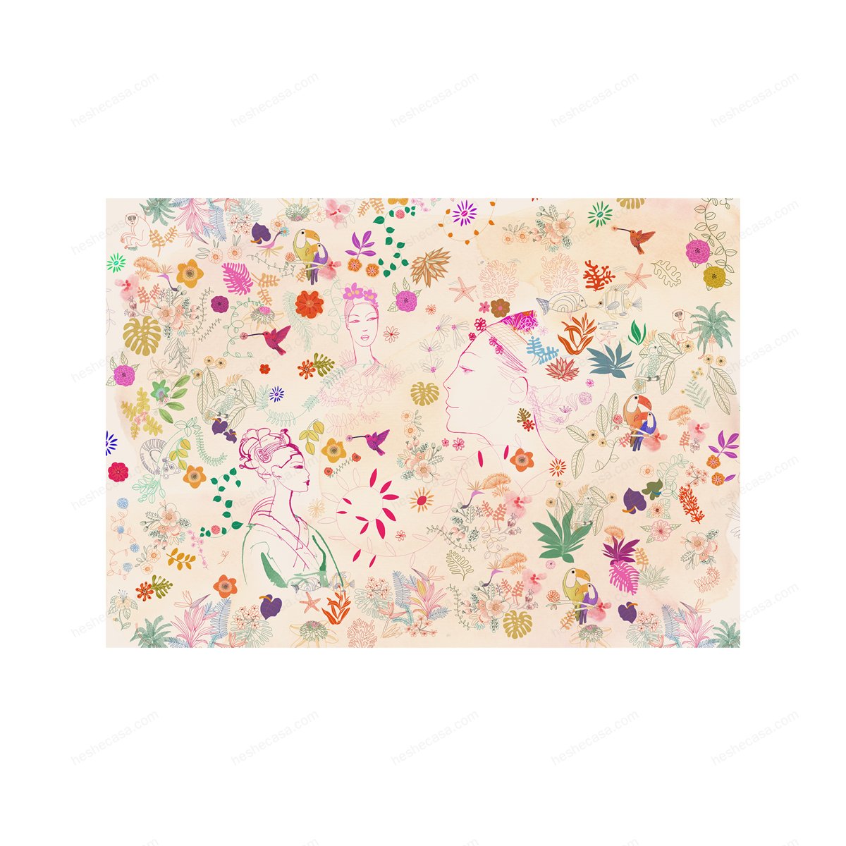 Watercolor Nature Decor And Fashionstyle壁纸