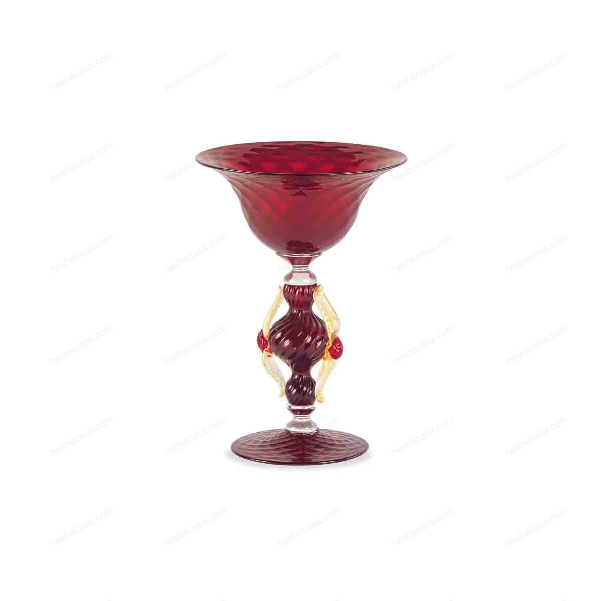 Red Blown Glass Cup  Classic花瓶