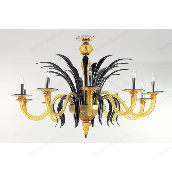 Venetian Amber Chandelier In Murano Glass吊灯