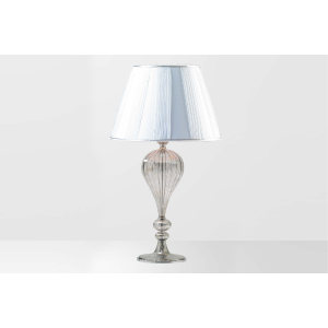 Platinum Table Lamp In Murano Glass台灯