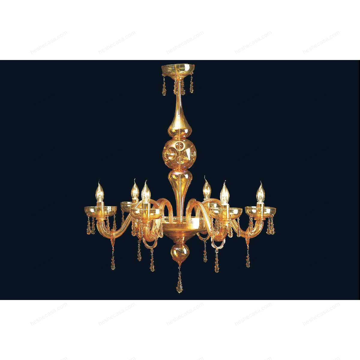 Amber Venetian Chandelier  Classic吊灯