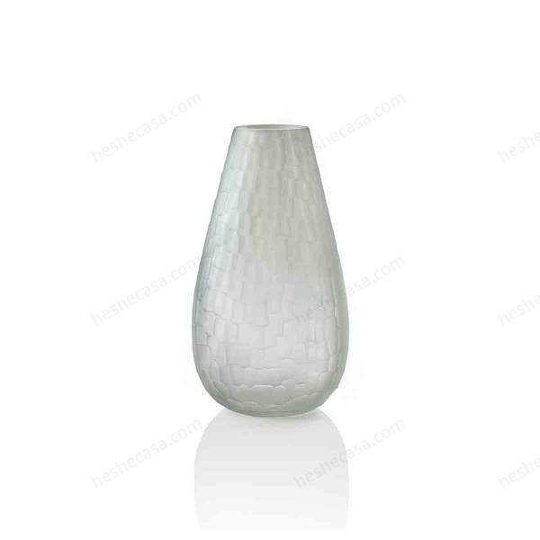 White Wrought Vase Murano Glass  Modern花瓶