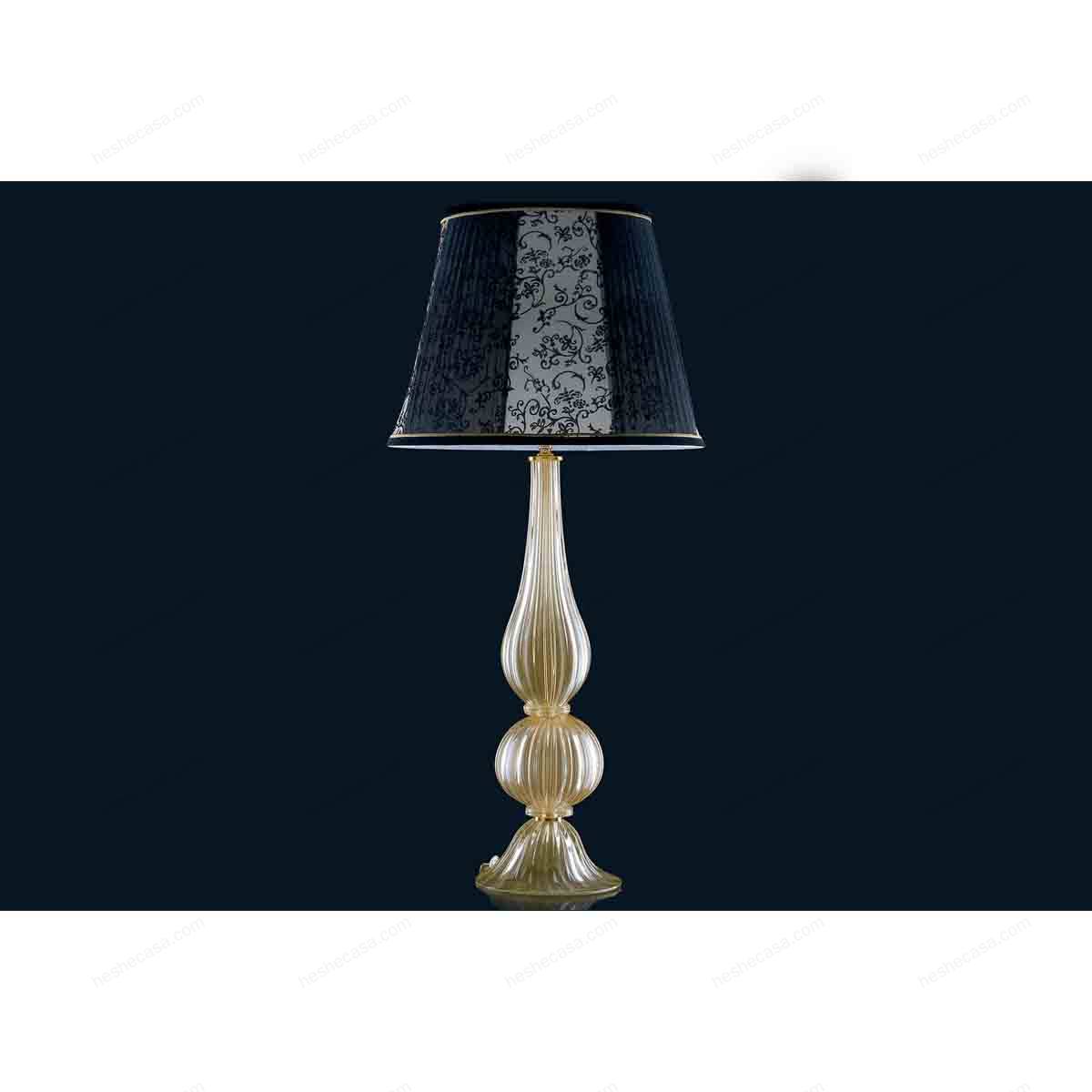 Gold Table Lamp In Murano Glass  Classic Line台灯
