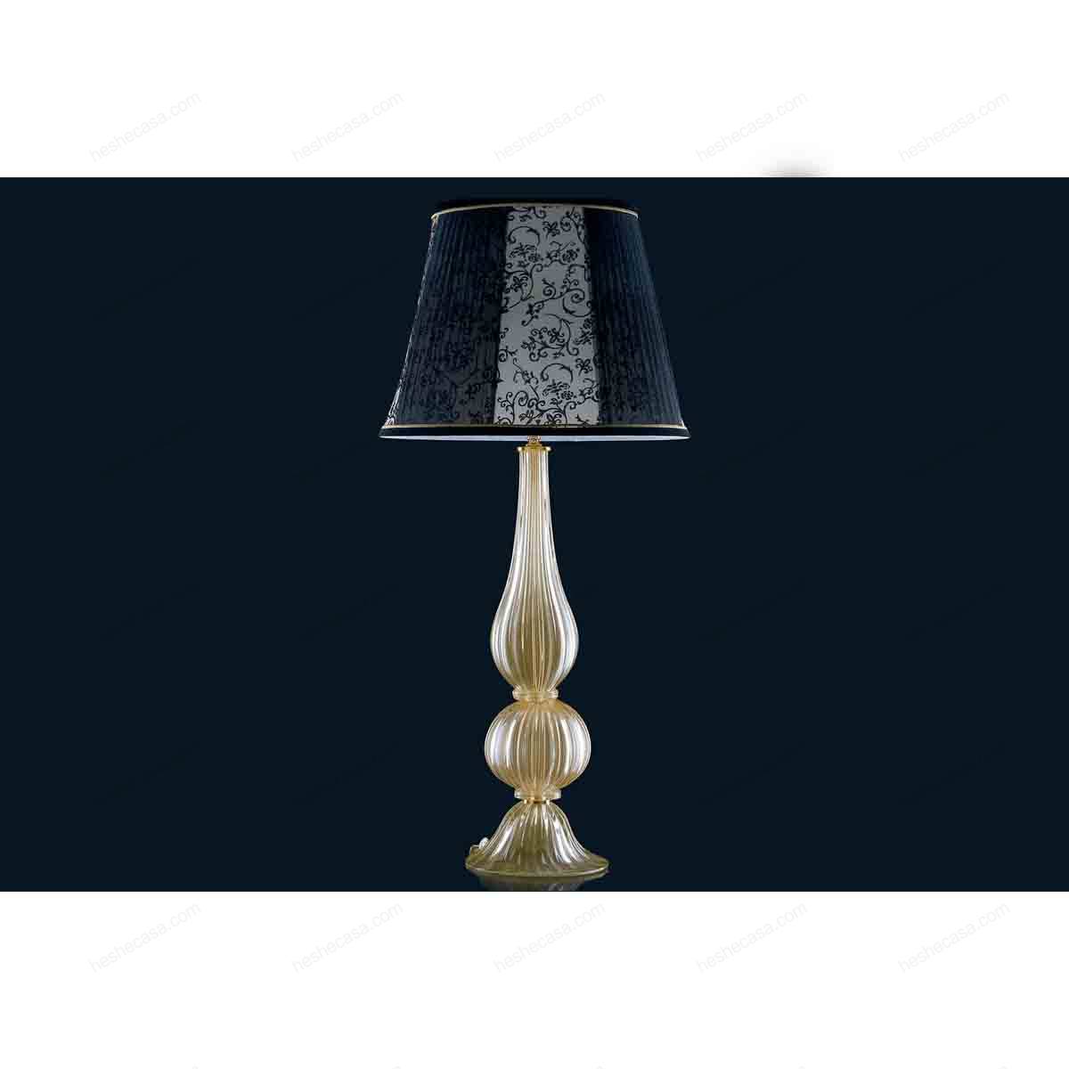 Gold Table Lamp In Murano Glass  Classic Line台灯