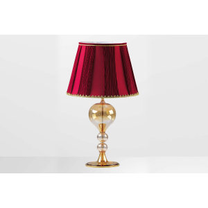 Italian Gold Table Lamp In Murano Glass  Classic Line台灯