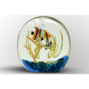 Animals Crystal Aquarium In Murano Glass  Sculpture摆件