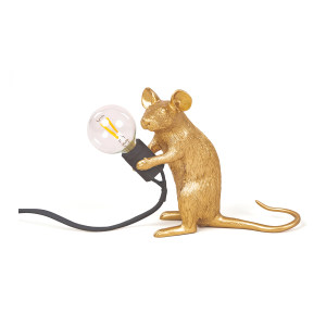 Mouse Lamp Gold - Mac台灯