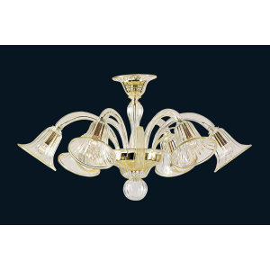Lucy Gold Murano Glass Ceiling Lamp  Classic Line吸顶灯