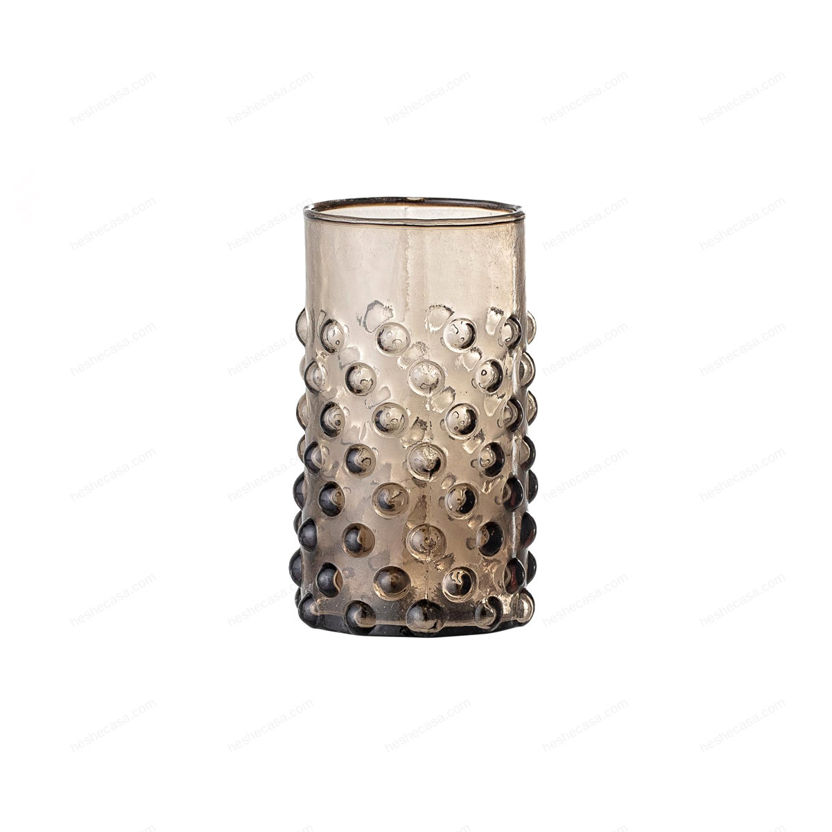 Freja Drinking Glass, Brown, Recycled Glass 水杯