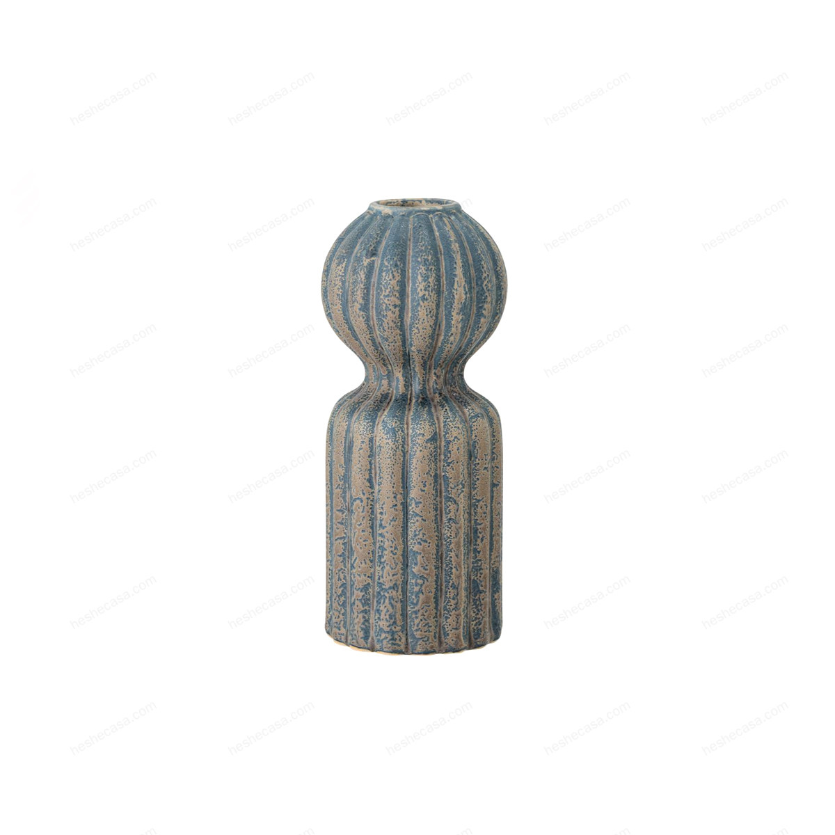 Elose Vase, Blue, Stoneware花瓶