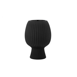 Dagny Vase, Black, Stoneware花瓶