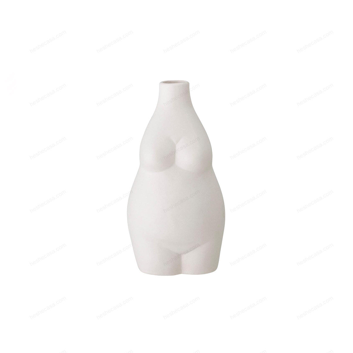Elora Vase, White, Stoneware花瓶