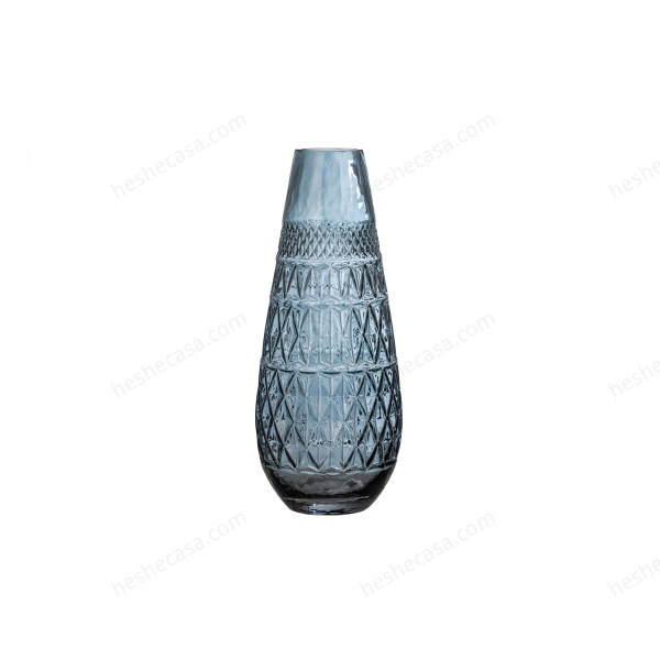 Dothea Vase, Blue, Glass花瓶