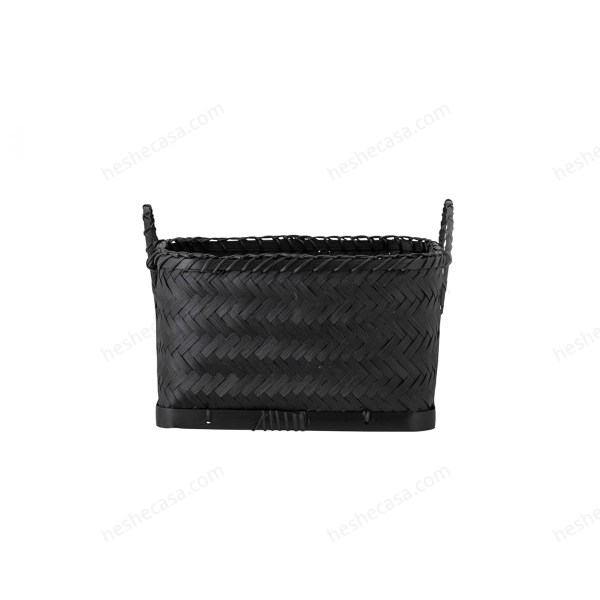 Carmil Basket, Black, Seagrass 收纳篮