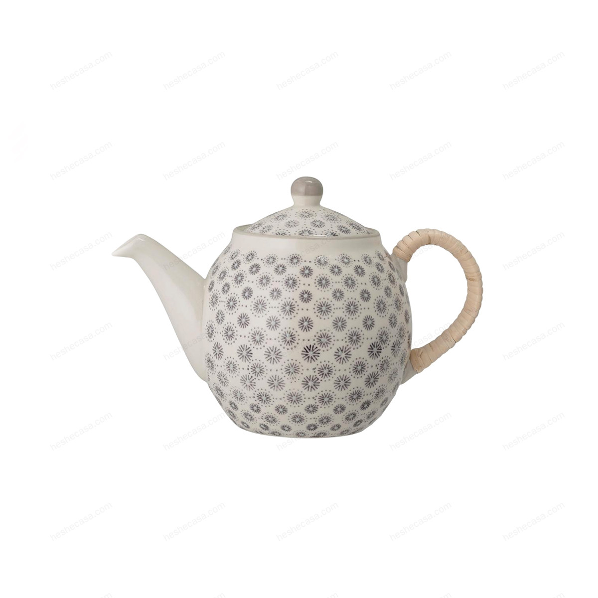 Elsa Teapot, Grey, Stoneware 茶壶