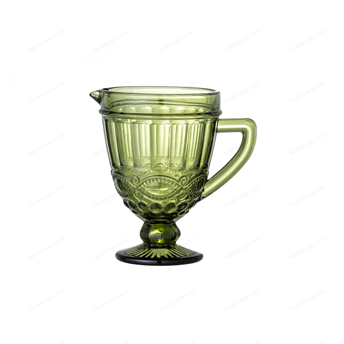 Florie Decanter, Green, Glass 水壶