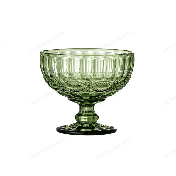 Florie Bowl, Green, Glass 果盘