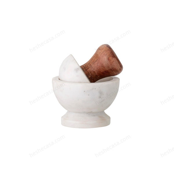 Ernfred Mortar & Pestle, White, Marble 石臼