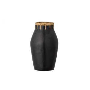 Dixon Deco Vase, Black, Terracotta花瓶