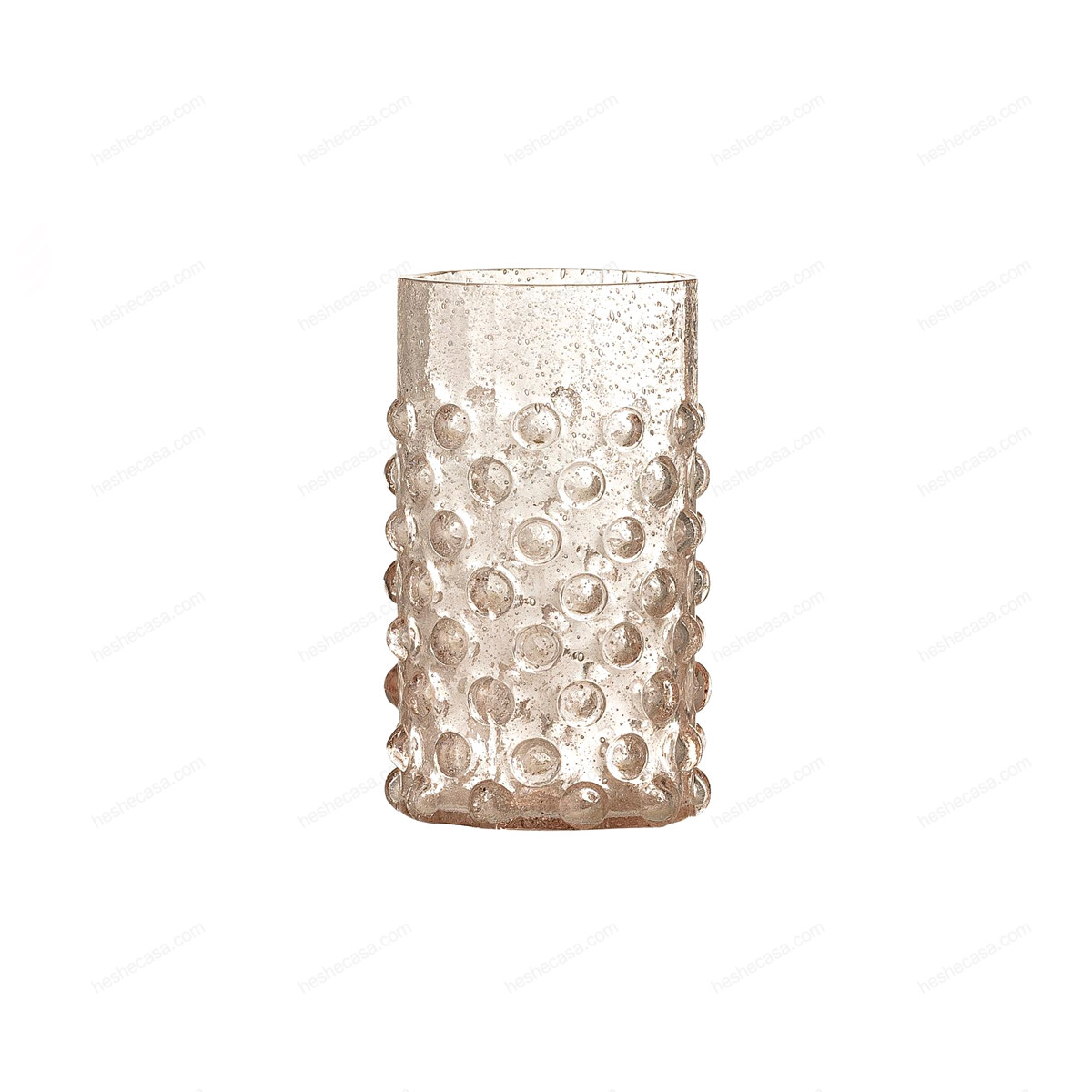 Freja Drinking Glass, Rose, Recycled Glass 水杯