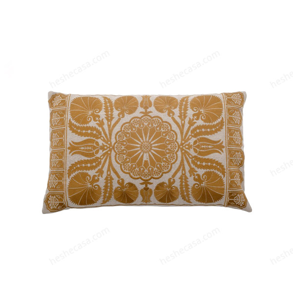 Darik Cushion, Yellow, Cotton靠垫