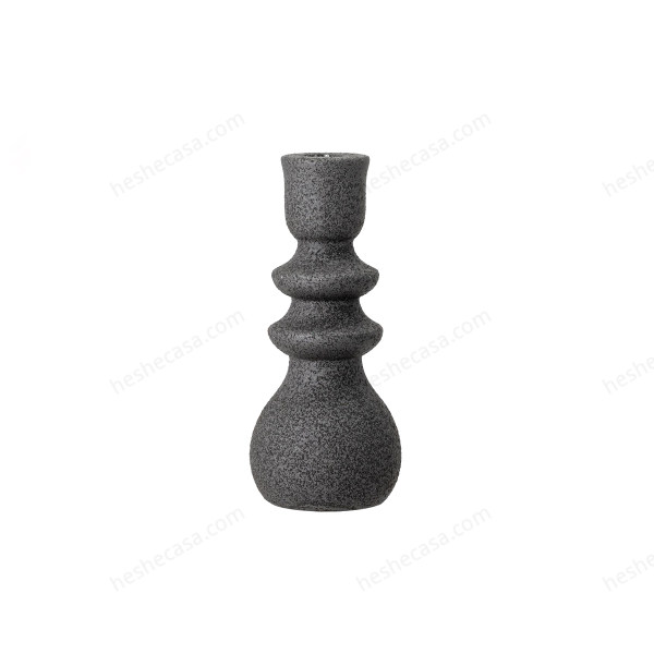 Emie Candlestick, Black, Stoneware香薰/蜡烛/烛台