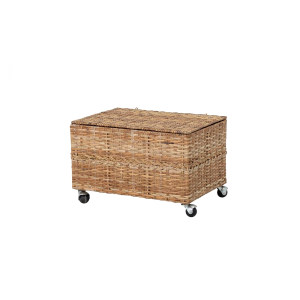 Colin Basket WLid, Nature, Rattan 收纳筐