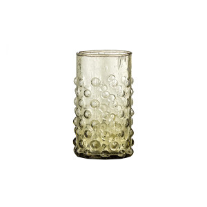 Freja Drinking Glass, Green, Recycled Glass 水杯