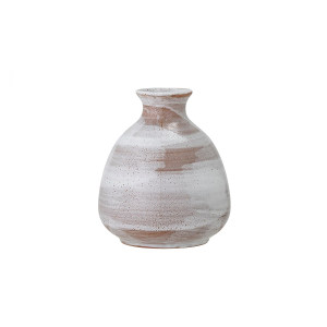 Delano Vase, White, Stoneware花瓶
