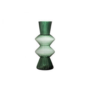 Davine Vase, Green, Glass花瓶