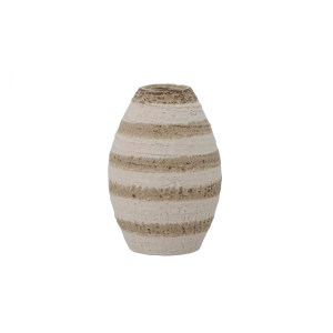 Charlen Vase, White, Stoneware花瓶