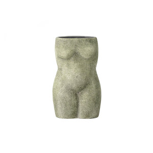 Emeli Deco Vase, Green, Terracotta花瓶